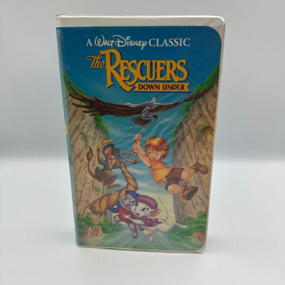 The Rescuers Down Under VHS 1990 Walt Disney Classic Animated Family Adventure - Picture 1 of 3